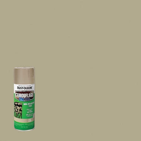 Rust-Oleum Camouflage 12 Oz. Flat Spray Paint, Sand 339004
